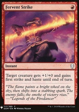 Fervent Strike - Mystery Booster (Common) [MYS-117]