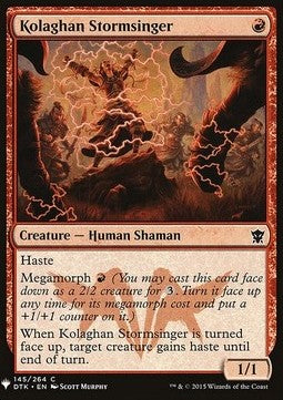 Kolaghan Stormsinger - Mystery Booster (Common) [MYS-145]