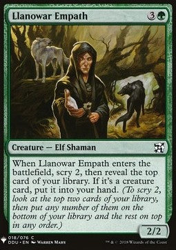 Llanowar Empath - Mystery Booster (Common) [MYS-18]