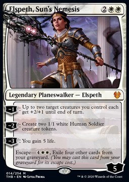 Elspeth, Sun's Nemesis (V.1) - Theros Beyond Death: Promos (Mythic) [PTHB-14]