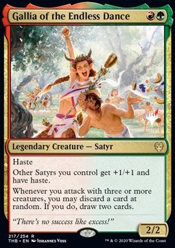Gallia of the Endless Dance (V.1) - Theros Beyond Death: Promos (Rare) [PTHB-217]