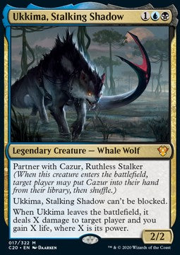 Ukkima, Stalking Shadow - Commander: Ikoria (Mythic) [C20-17]