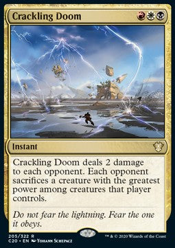 Crackling Doom - Commander: Ikoria (Rare) [C20-205]