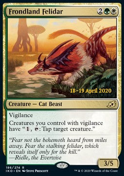 Frondland Felidar (V.2) - Ikoria: Lair of Behemoths: Promos (Rare) [PIKO-186]
