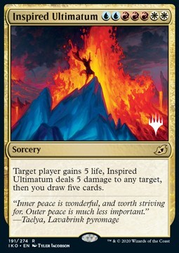 Inspired Ultimatum (V.1) - Ikoria: Lair of Behemoths: Promos (Rare) [PIKO-191]