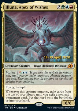 Illuna, Apex of Wishes (V.2) - Ikoria: Lair of Behemoths: Promos (Mythic) [PIKO-190]