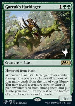 Garruk's Harbinger (V.1) - Core 2021: Promos (Rare) [PM21-185]