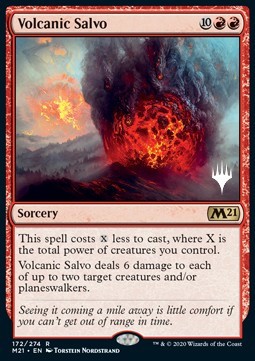 Volcanic Salvo (V.1) - Core 2021: Promos (Rare) [PM21-172]