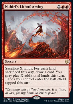 Nahiri's Lithoforming - Zendikar Rising (Rare) [ZNR-151]