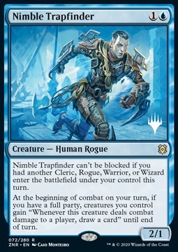 Nimble Trapfinder (V.1) - Zendikar Rising: Promos (Rare) [PZNR-72]
