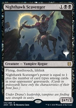 Nighthawk Scavenger (V.1) - Zendikar Rising: Promos (Rare) [PZNR-115]