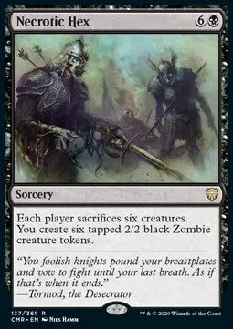 Necrotic Hex - Commander Legends (Rare) [CMR-137]