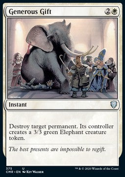 Generous Gift (V.1) - Commander Legends: Extras (Uncommon) [XCMR-375]