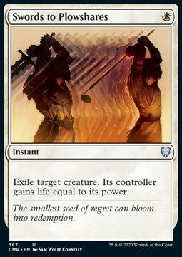 Swords to Plowshares (V.1) - Commander Legends: Extras (Uncommon) [XCMR-387]