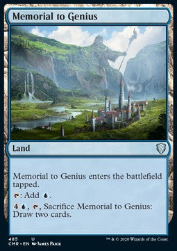 Memorial to Genius - Commander Legends: Extras (Uncommon) [XCMR-485]