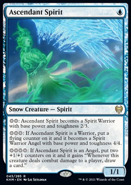 Ascendant Spirit - Kaldheim (Rare) [KHM-43]