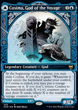 Cosima, God of the Voyage // The Omenkeel - Kaldheim: Extras (Rare) [XKHM-303]