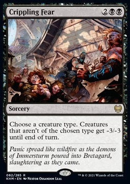 Crippling Fear - Kaldheim (Rare) [KHM-82]
