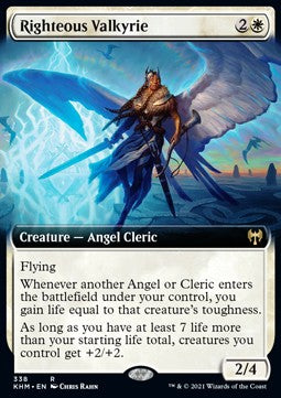 Righteous Valkyrie - Kaldheim: Extras (Rare) [XKHM-338]