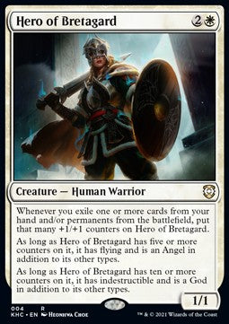 Hero of Bretagard - Commander: Kaldheim (Rare) [KHC-4]