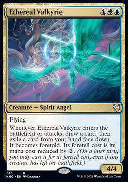 Ethereal Valkyrie - Commander: Kaldheim (Rare) [KHC-16]