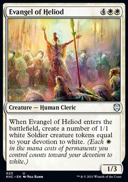Evangel of Heliod - Commander: Kaldheim (Uncommon) [KHC-23]