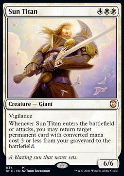 Sun Titan - Commander: Kaldheim (Mythic) [KHC-34]