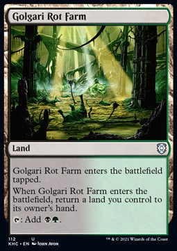 Golgari Rot Farm - Commander: Kaldheim (Uncommon) [KHC-112]