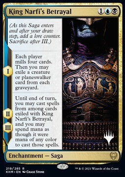 King Narfi's Betrayal (V.2) - Kaldheim: Promos (Rare) [PKHM-219]