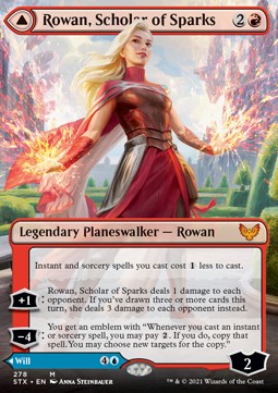 Rowan, Scholar of Sparks // Will, Scholar of Frost - Strixhaven: School of Mages: Extras (Mythic) [XSTX-278]