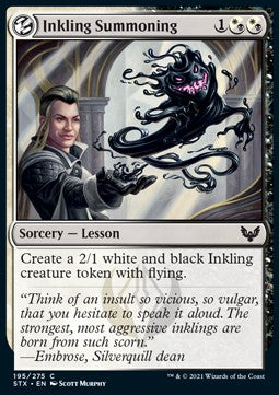 Inkling Summoning - Strixhaven: School of Mages (Common) [STX-195]