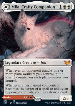 Mila, Crafty Companion // Lukka, Wayward Bonder - Strixhaven: School of Mages: Extras (Mythic) [XSTX-277]