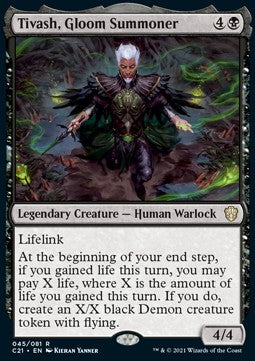 Tivash, Gloom Summoner - Commander: Strixhaven (Rare) [C21-45]