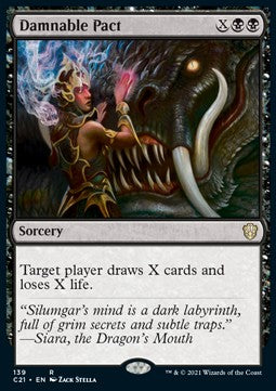 Damnable Pact - Commander: Strixhaven (Rare) [C21-139]