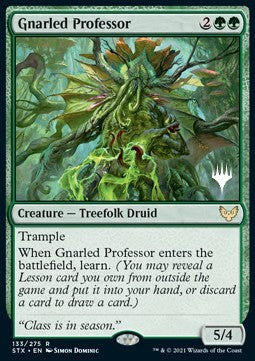 Gnarled Professor (V.2) - Strixhaven: School of Mages: Promos (Rare) [PSTX-133]