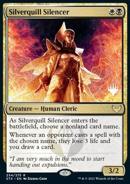 Silverquill Silencer (V.2) - Strixhaven: School of Mages: Promos (Rare) [PSTX-234]
