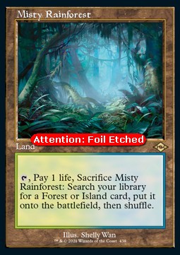 Misty Rainforest (V.2) - Modern Horizons 2: Extras (Rare) [XMH2-438]