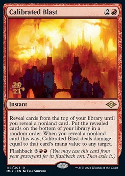Calibrated Blast - Modern Horizons 2: Promos (Rare) [PMH2-118]