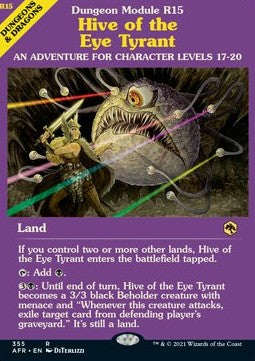 Hive of the Eye Tyrant - Adventures in the Forgotten Realms: Extras (Rare) [XAFR-355]