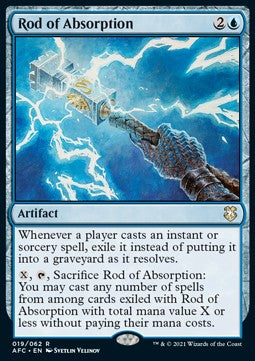 Rod of Absorption - Commander: Adventures in the Forgotten Realms (Rare) [AFC-19]
