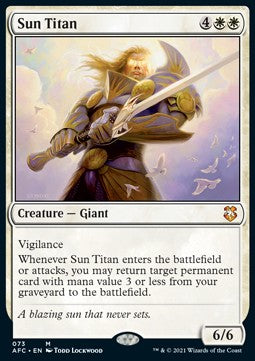Sun Titan - Commander: Adventures in the Forgotten Realms (Mythic) [AFC-73]