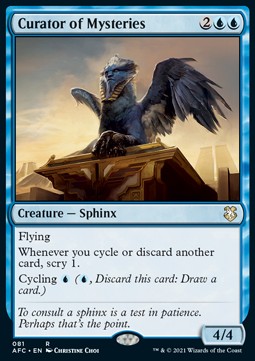 Curator of Mysteries - Commander: Adventures in the Forgotten Realms (Rare) [AFC-81]