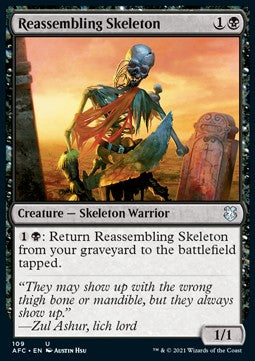 Reassembling Skeleton - Commander: Adventures in the Forgotten Realms (Uncommon) [AFC-109]