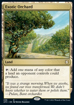 Exotic Orchard - Commander: Adventures in the Forgotten Realms (Rare) [AFC-236]