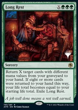 Long Rest (V.2) - Adventures in the Forgotten Realms: Promos (Rare) [PAFR-193]