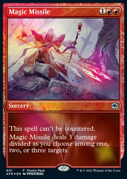 Magic Missile - Adventures in the Forgotten Realms: Promos (Uncommon) [PAFR-401]