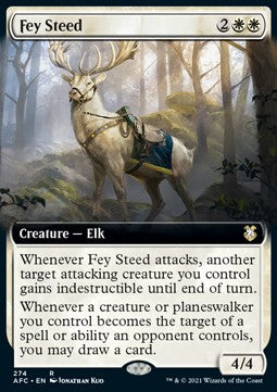 Fey Steed - Commander: Adventures in the Forgotten Realms: Extras (Rare) [XAFC-274]