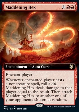 Maddening Hex - Commander: Adventures in the Forgotten Realms: Extras (Rare) [XAFC-301]