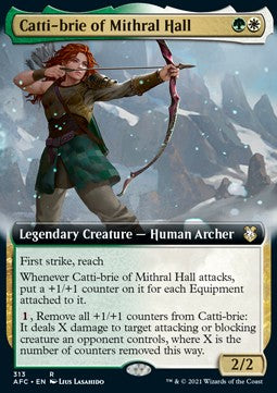 Catti-brie of Mithral Hall - Commander: Adventures in the Forgotten Realms: Extras (Rare) [XAFC-313]