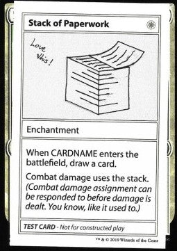 Stack of Paperwork (V.2) - Mystery Booster: Playtest Cards (Special)